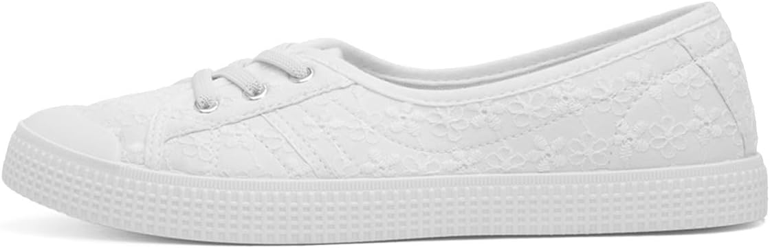 Floral Slip On Canvas Shoes