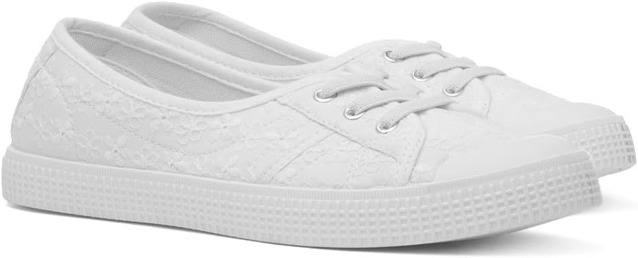 Floral Slip On Canvas Shoes - Image 7