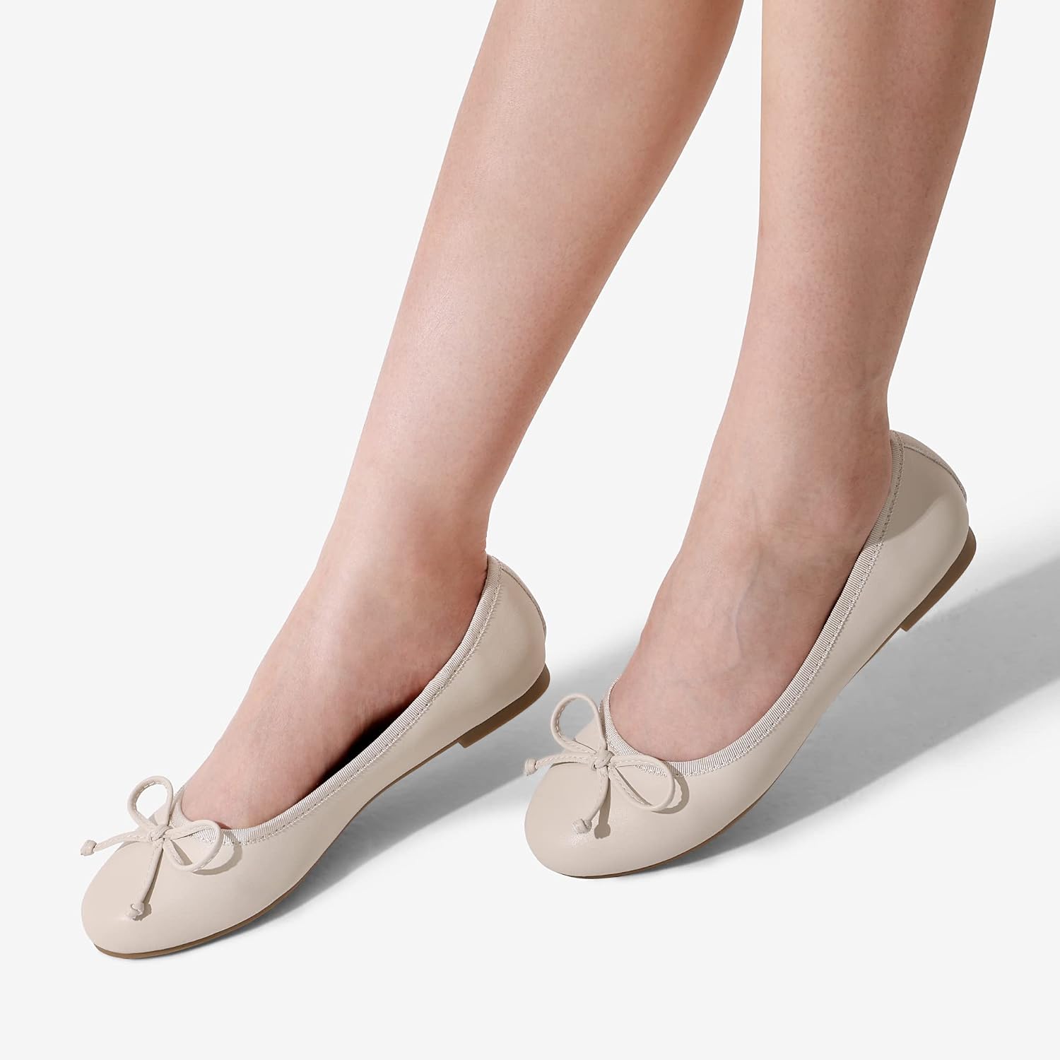 Bow Detail Ballet Flats - Image 2