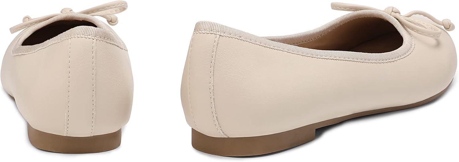 Bow Detail Ballet Flats - Image 4