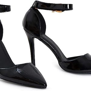 Ankle Strap Stiletto Court Shoes