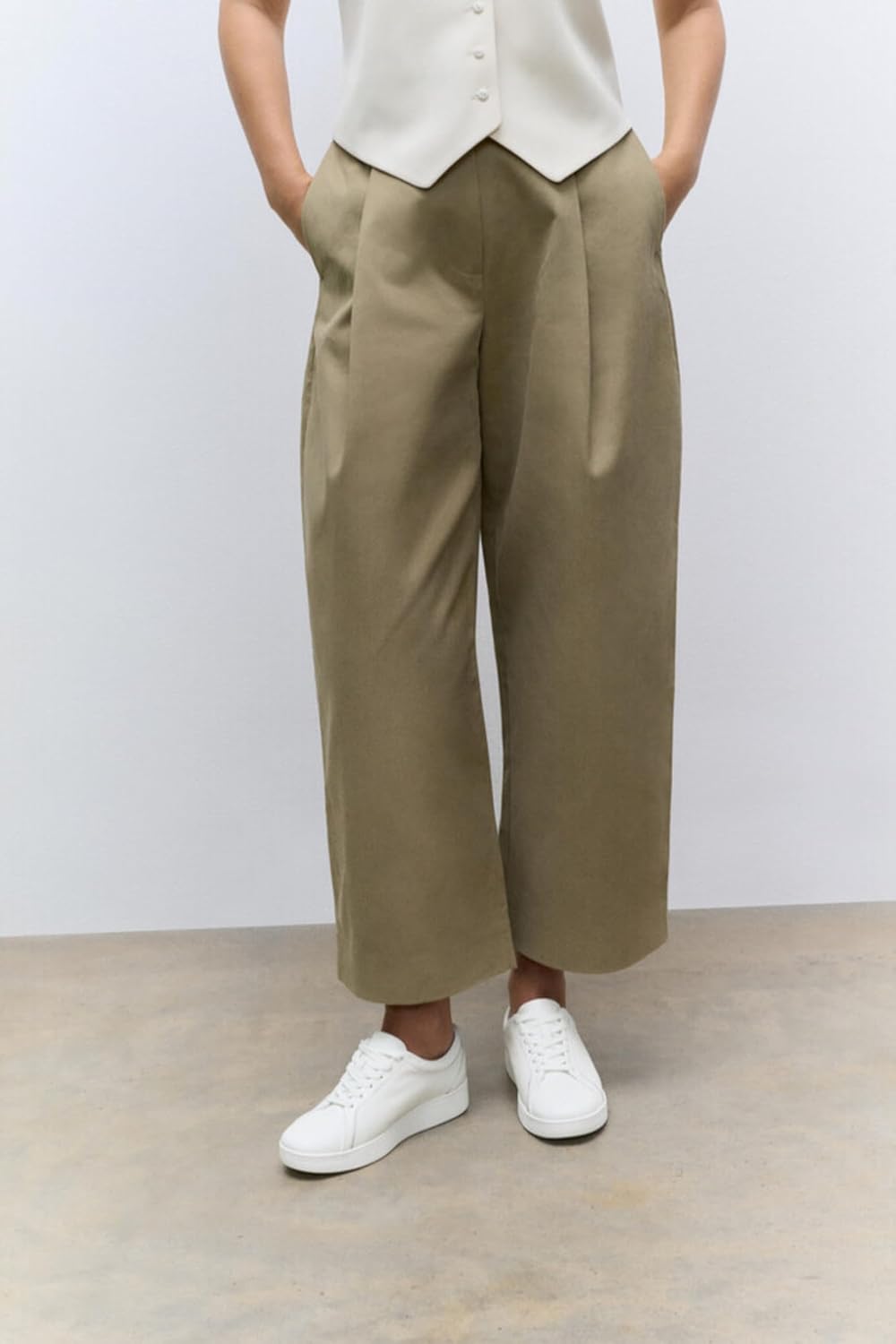 Leather Tennis Trainers - Image 5