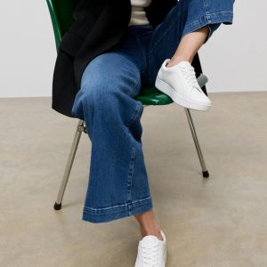 Leather Tennis Trainers