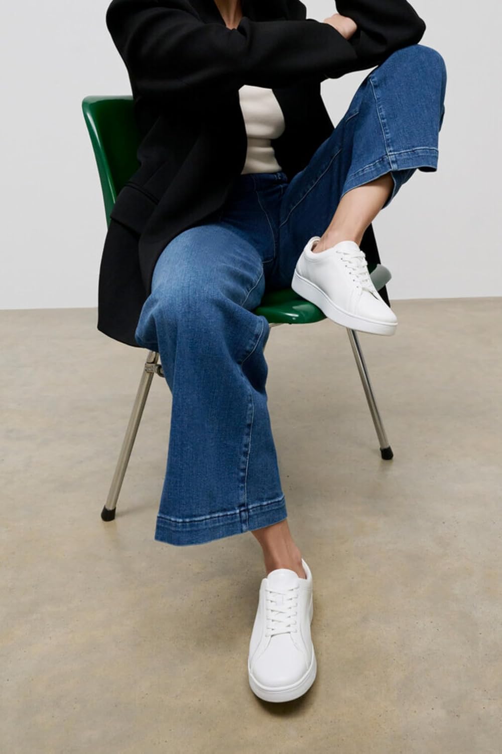 Leather Tennis Trainers