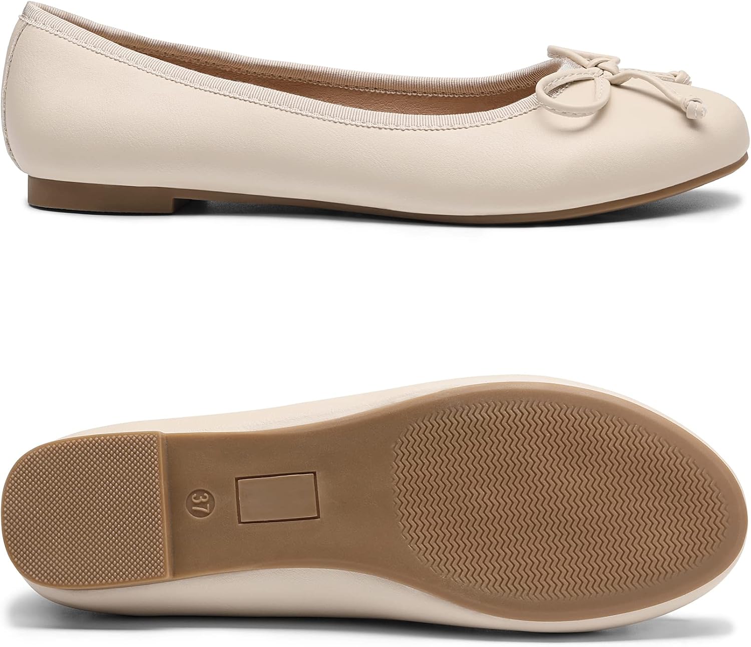Bow Detail Ballet Flats - Image 3