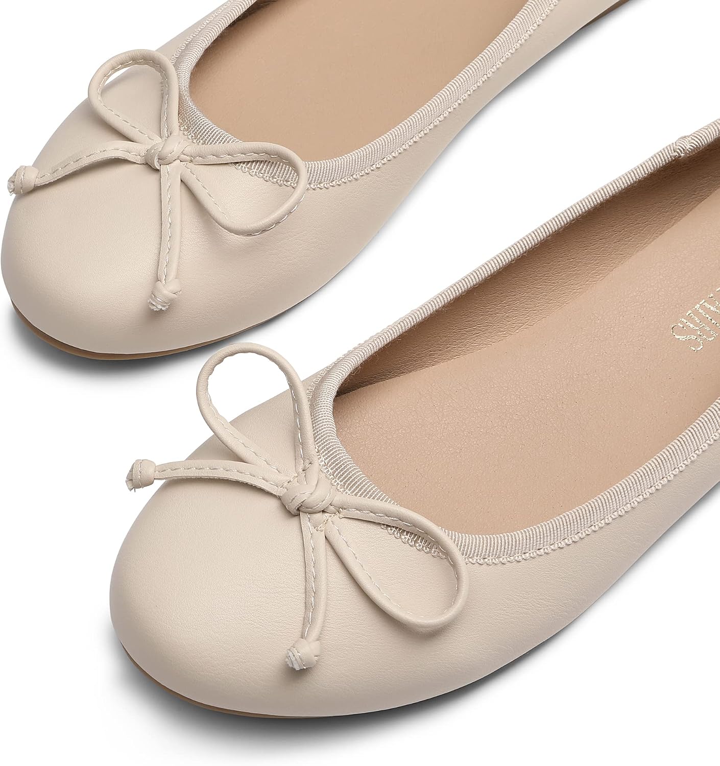 Bow Detail Ballet Flats - Image 5