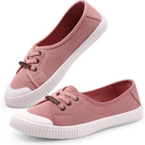 Canvas Lace Up Trainers